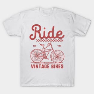 Ride Vintage Bikes T-Shirt